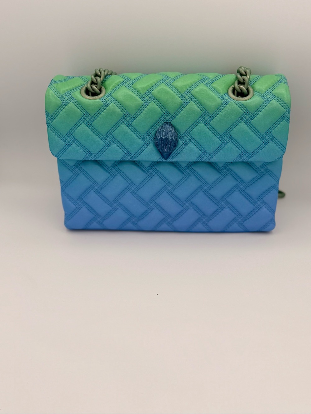 Kurt Geiger Soft Kensington Ombré Blue/Green Bag